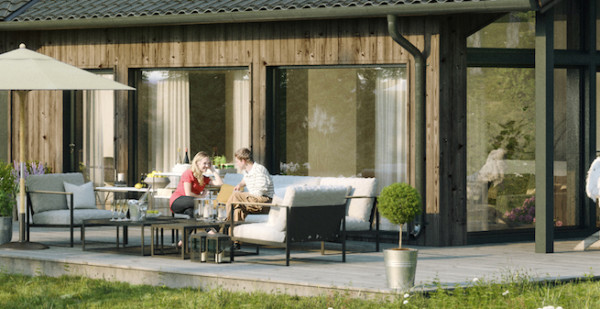 Villa Sandvik stora fönster